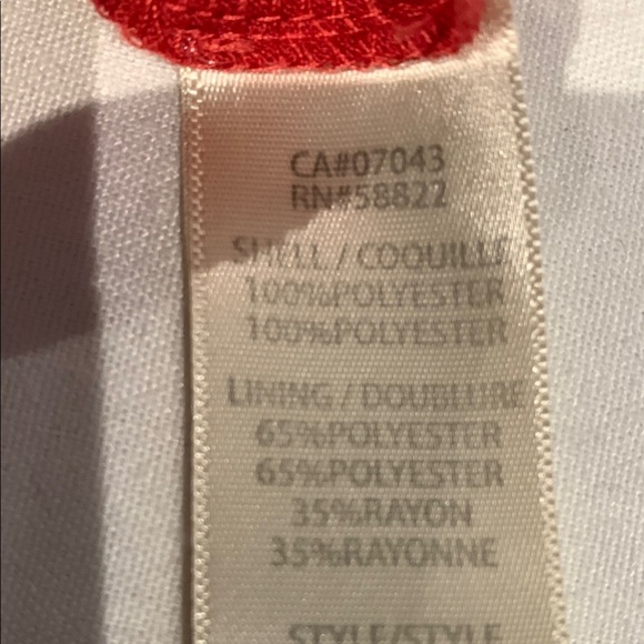 Max Studio Orange  sort printed pleated Skirt - Picture 7 of 7